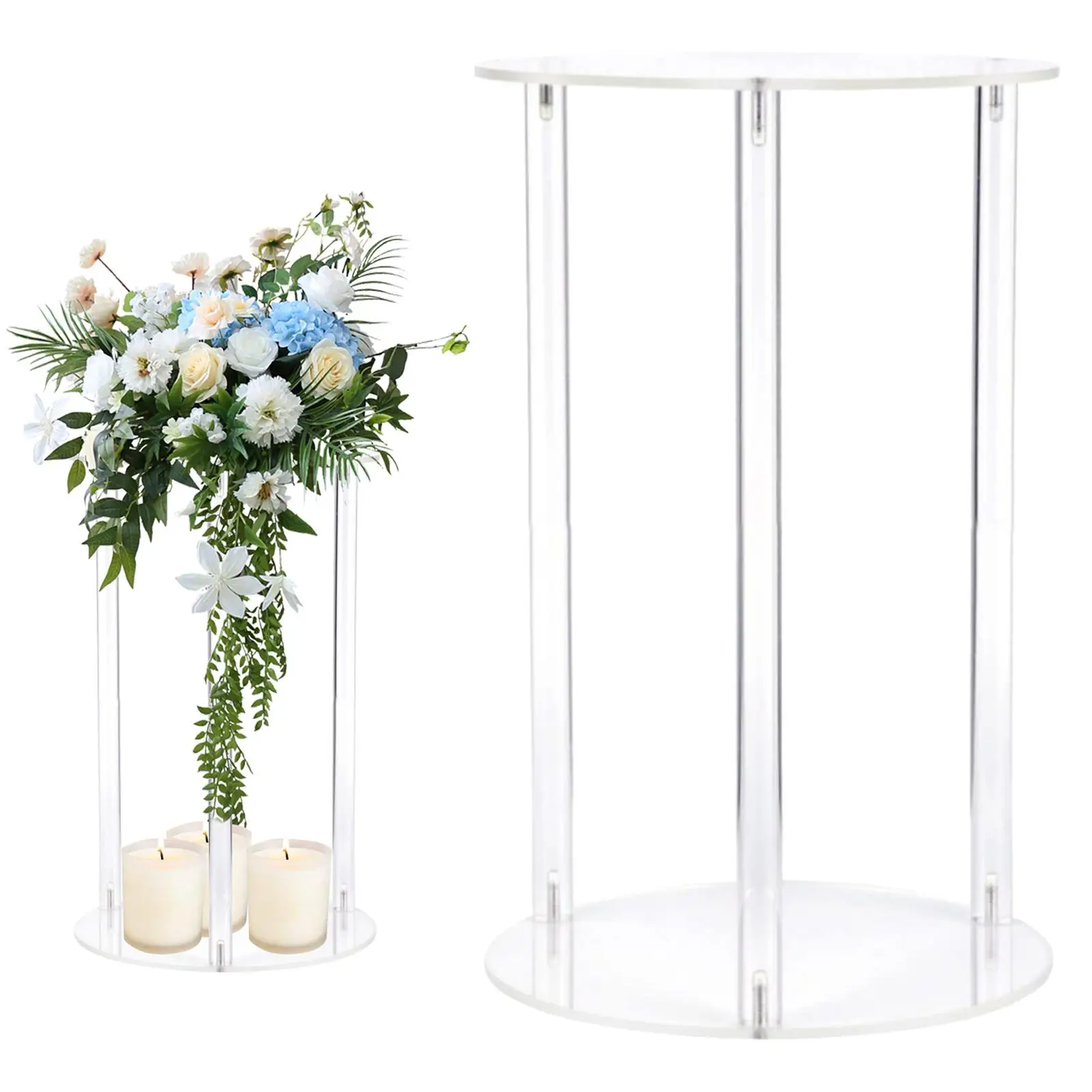 

Acrylic Plant Stand for Engagement Event Wedding Centerpiece