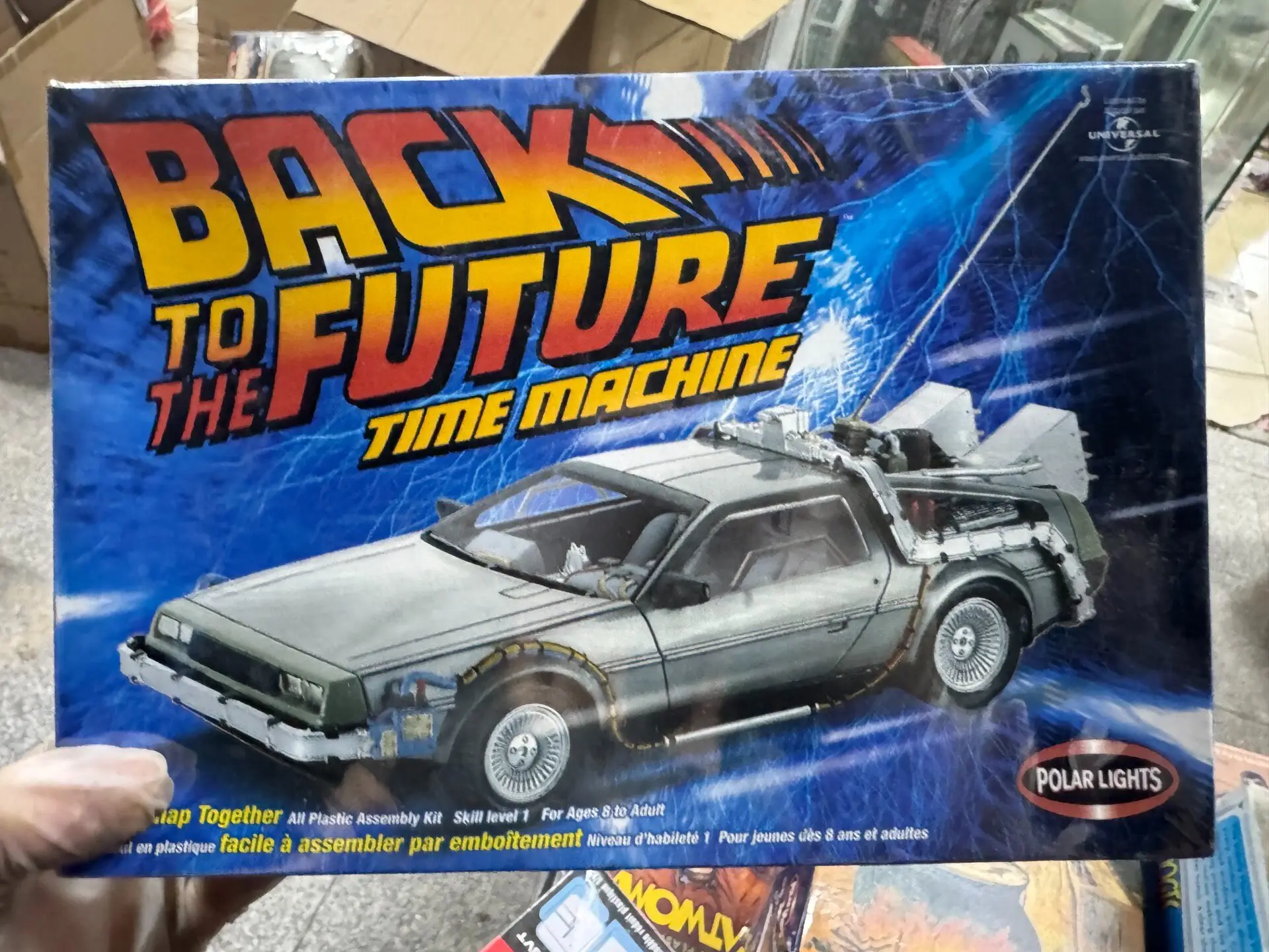 Amt 1/25 Scale Back To The Future Plastic Static Model Assembly