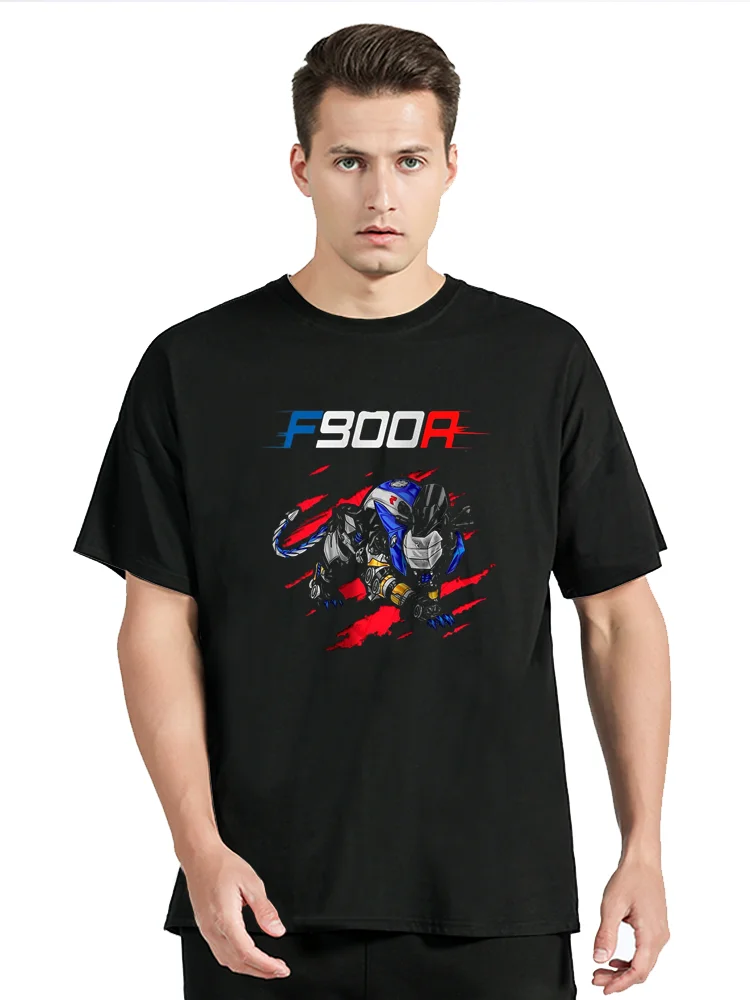 Classic German Motorcycle F900R Panther Inspiration T-shirt Cotton O-Neck Summer Short Sleeve Casual Men's Clothing Oversized