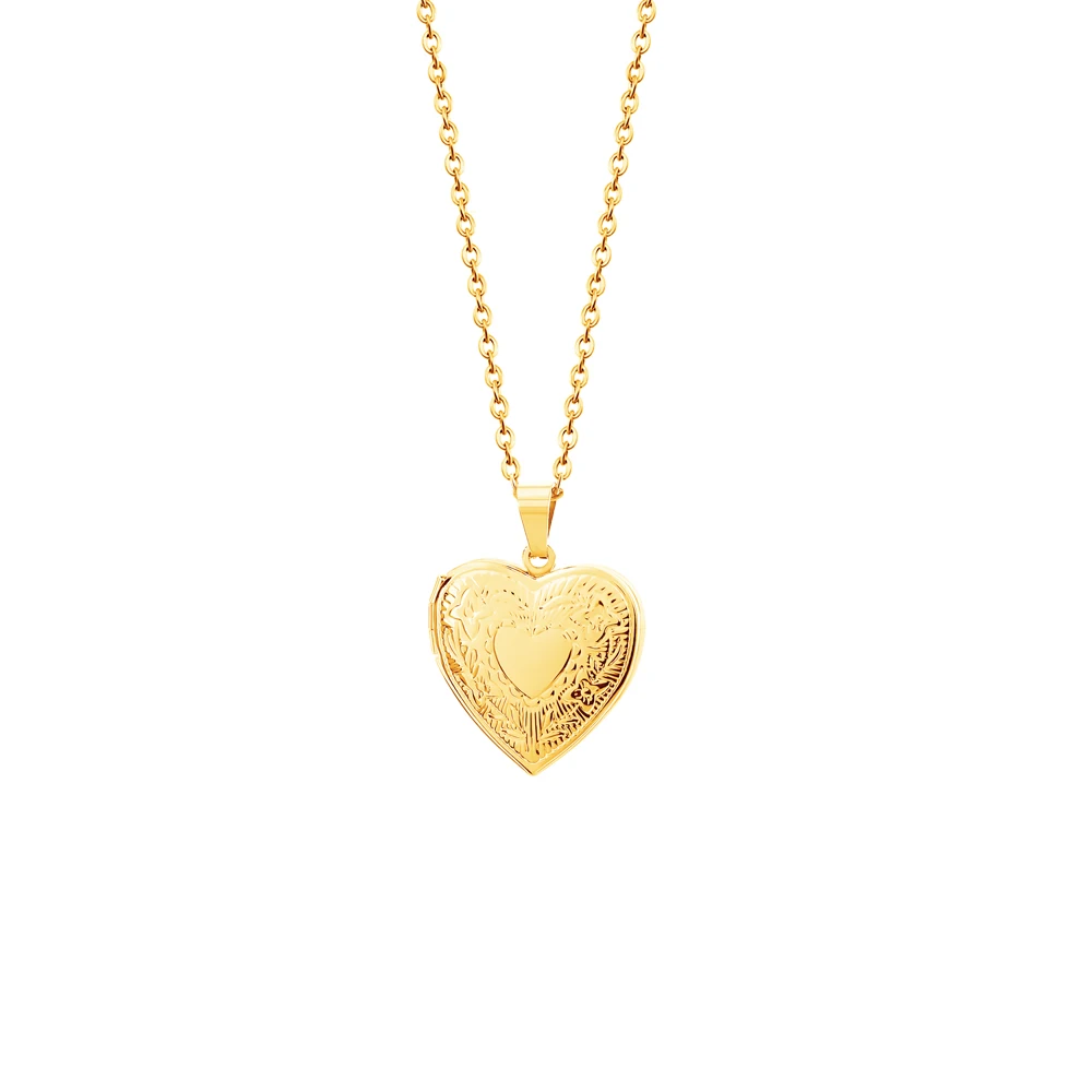 Collier pendentif photo pour femme, médaillon coeur, cadeau souvenir personnalisé, 1 pièce