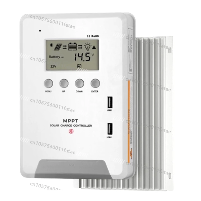 

Smart Solar Panel Charger Regulator 48V 24V 12V DC Output Bulb 30A 40A 60A Manual MPPT Solar Charge Controller