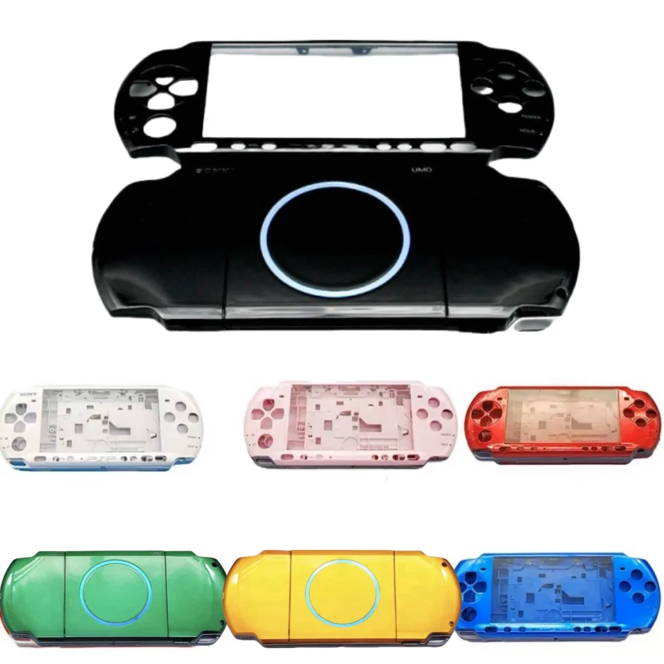 

095 New Version High Quality 1:1 Housing Case For PSP3010 PSP3009 Console ABS Plastic Protective Shell For PSP 3000 PSP3001 Kits