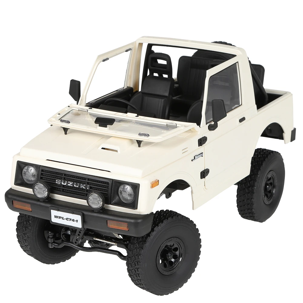 WPL C74-1 1/10 2.4G 4WD RTR Rc Car For SUZUKI JIMNY JA11 Truck Crawler Vehicle Models Toy Proportional Control