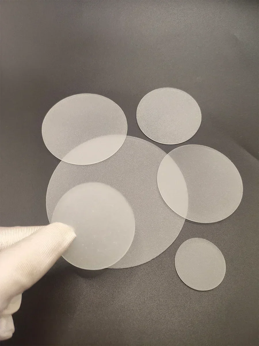 Zaklamp Matglas Plaat Diameter 35-110mm Ronde Platte Glazen LED Zaklamp Lampenkap