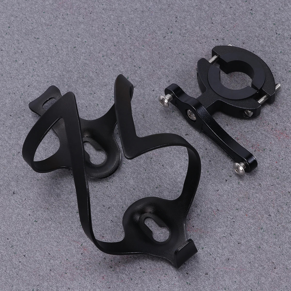 

1Pcs Bottle Holder Aluminum Alloy Sturdy Structure High Strength Hardness Not Easy Deform Securely Hold Water Bottle Cycling Red