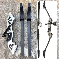 16lbs Mini Recurve Bow and Arrow Set 18 inch for Teenager Adults Range 30-60m Right Handed Target Shooting Hunting Archery Bow