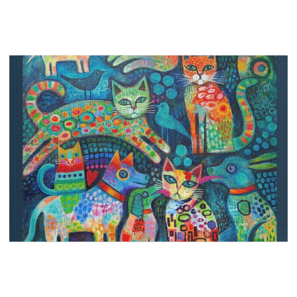 

Dogs and Cats Jigsaw Puzzle Photo Custom Customizable Child Gift Personalized Gift Married Personalized Child Gift Puzzle