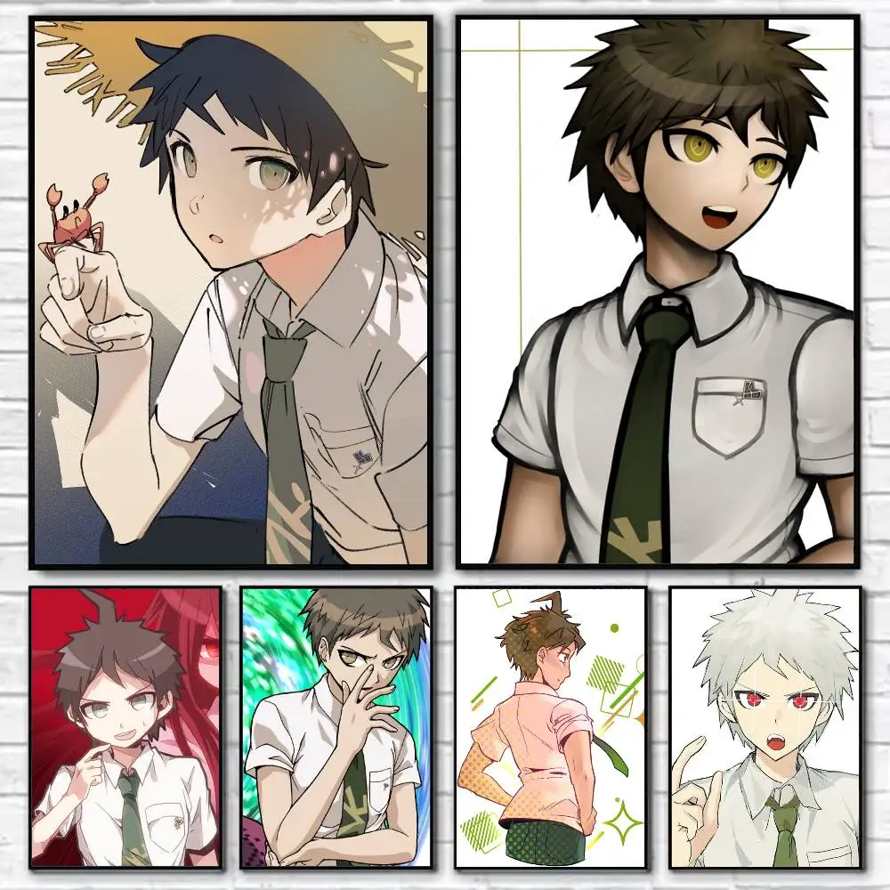 H-Hajime H-Hinata  Waterproof Self-Adhesive Wall Poster for Bedroom Living Room Home Decor