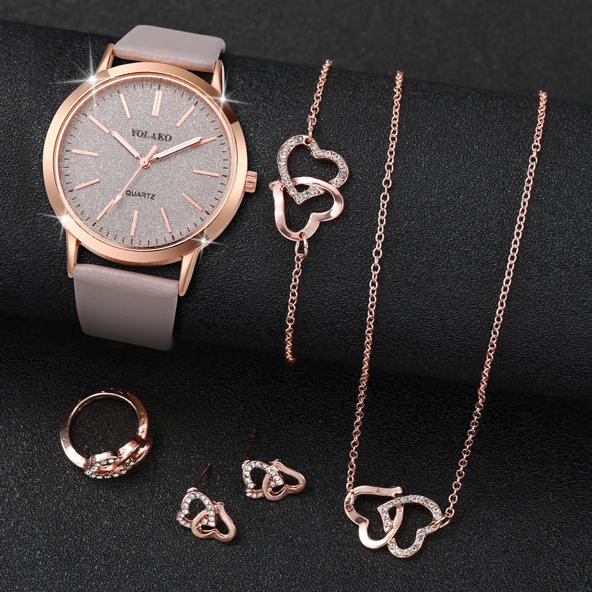 6PCS/Set Fashion Frosted Dial Women display picture 2