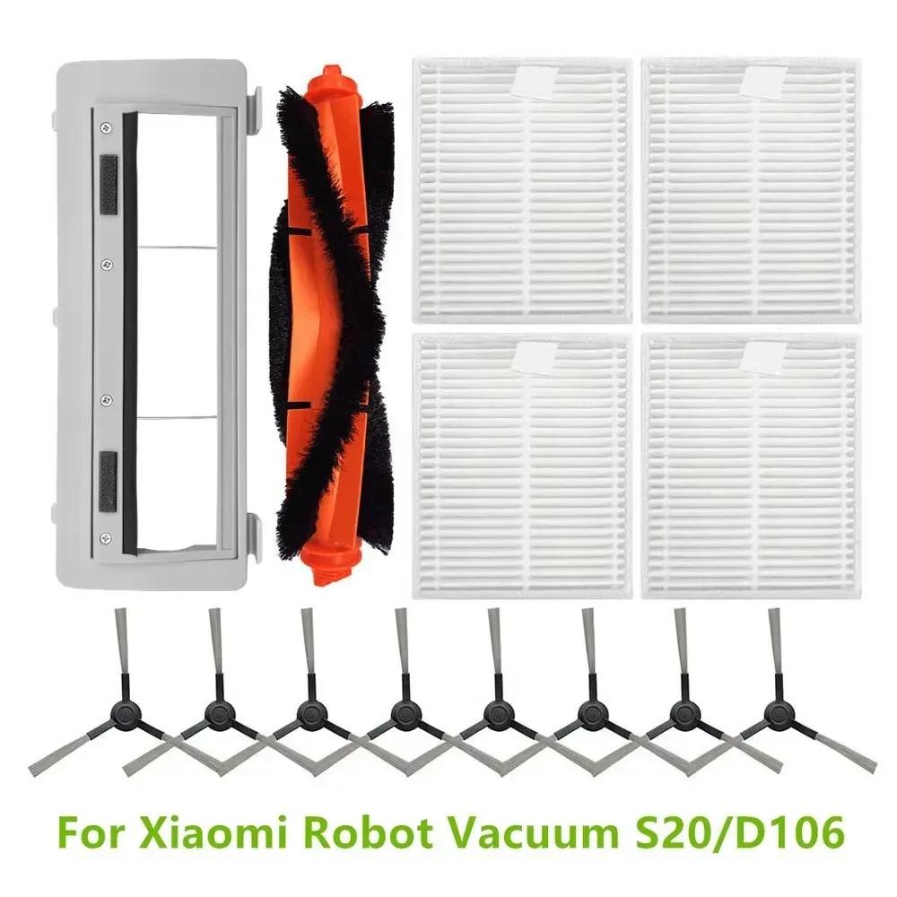 For Xiaomi Robot Vacuum S20/D106 Hepa Filter Main Brush Cover Mop Cloth Dust Box Mop Holr Si Brush
