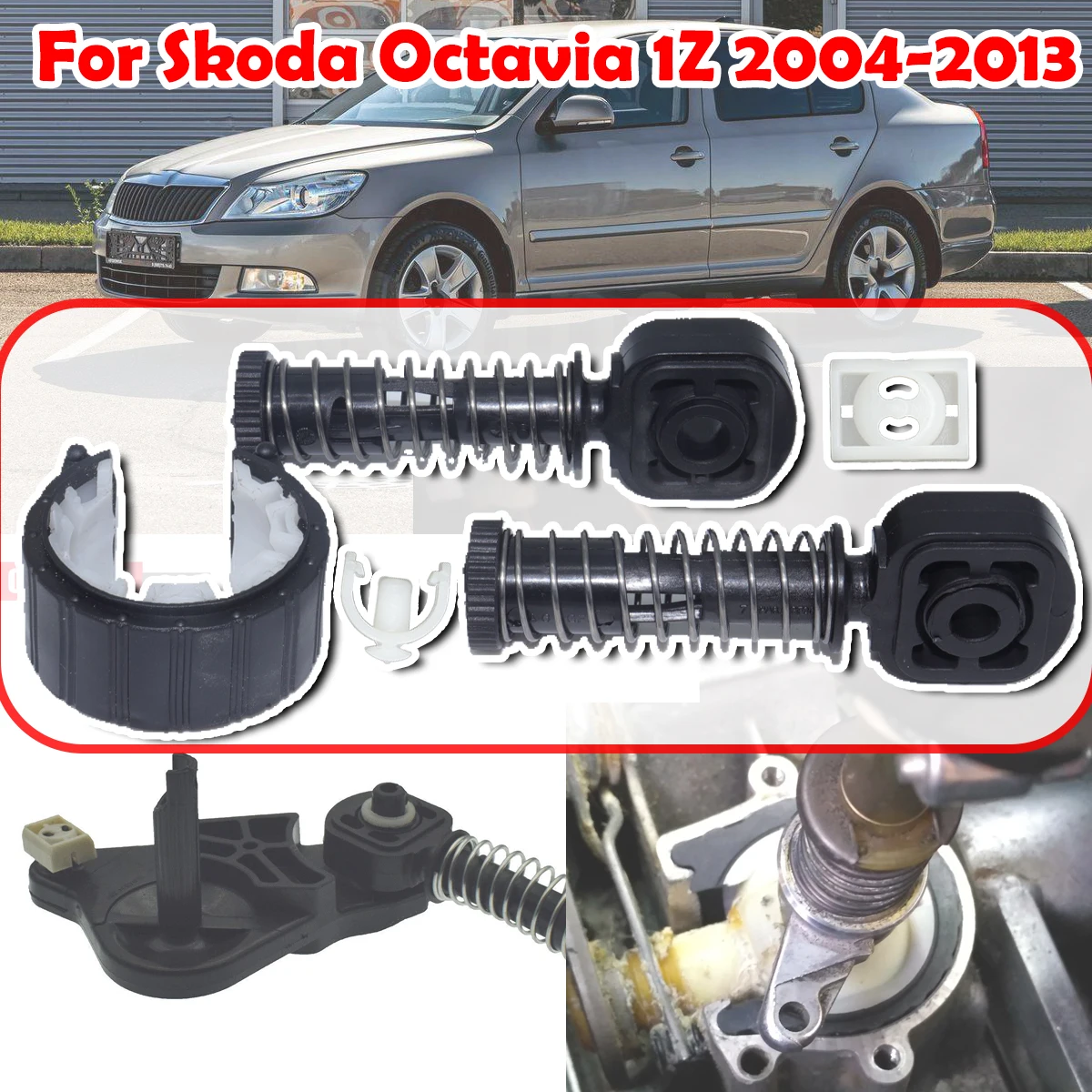 

Для Skoda Octavia 1Z 2004-2013 автомобильный комплект втулок переключения передач, селектор, раздвижная обувь, коробка передач, улучшенный рычаг переключения передач, конец рычага переключения передач