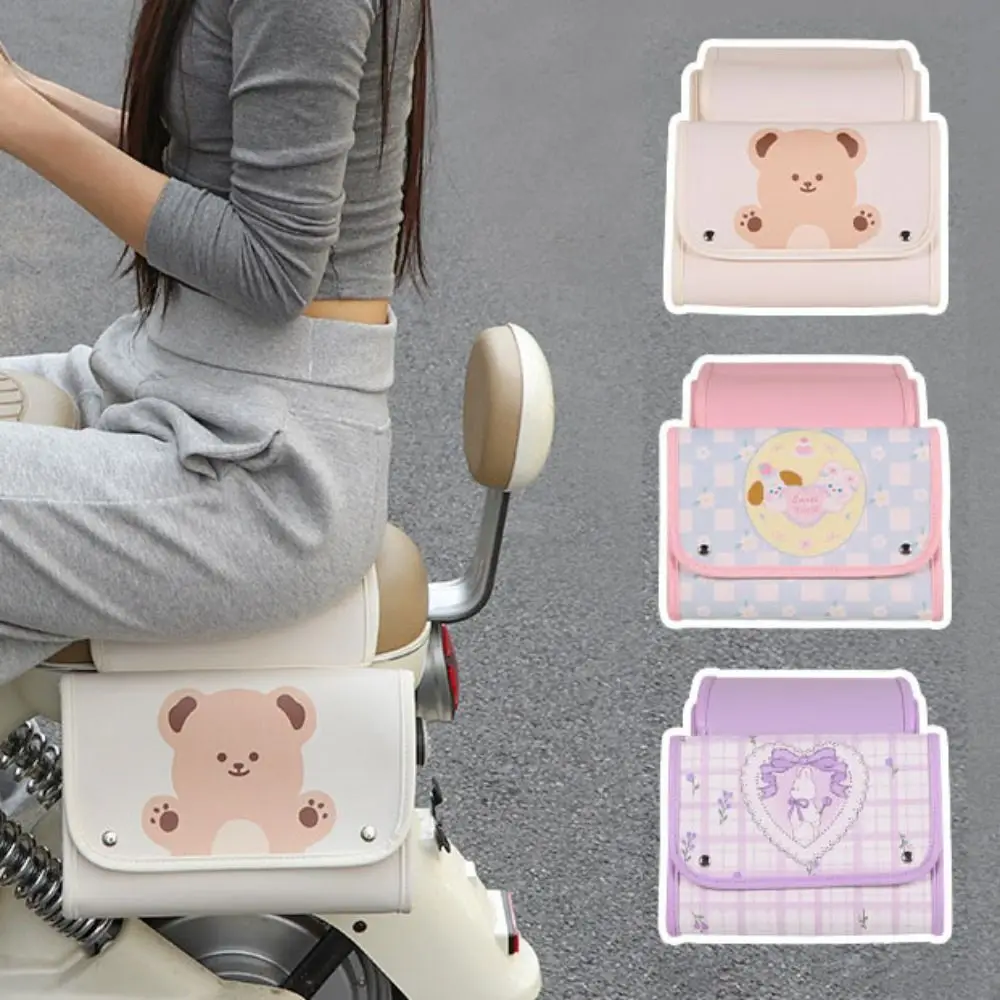

Large-capacity Electric Vehicle Rear Seat Storage Bag PU Waterproof Electric Vehicle Hanging Bag scratch-proof Double-sided