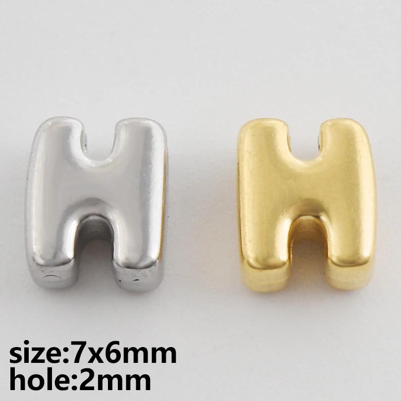 8-26 teile/los Exquisite Kompakte Edelstahl 26 Buchstaben A-Z Charm Anhänger Schmuck Machen Handwerk Diy Halskette Armband Zubehör – Detail 9