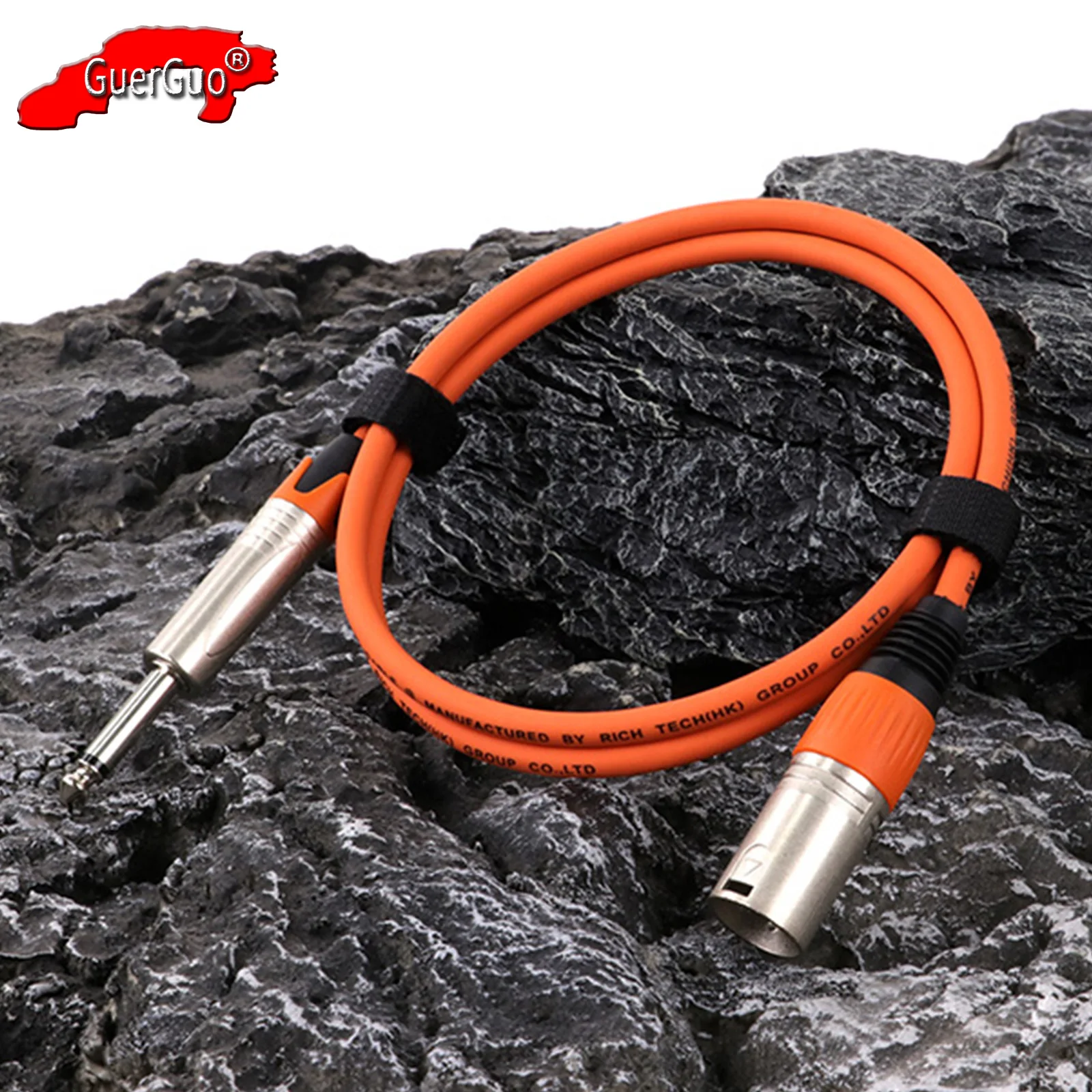 

XLR Male to 1/4 Inch Cable,6.35mm MIC Line,3Pin Male to Quarter inch TS Mono Male Unbalanced Interconnect Audio Extension Cord