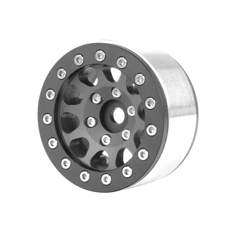 4 قطعة 1.55 بوصة عجلة معدنية نموذج قطع غيار السيارات ل محوري SCX10 شبح TRX4 TRX6 D90 1/10 RC الزاحف سيارة