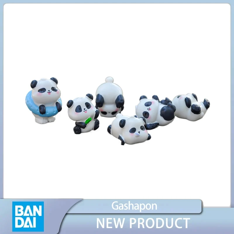 

Panda Cartoon Fashion Cute Trend Doll Delicate Kawaii Desktop Decoration Personality Trend Action Figures Model Kids Toy