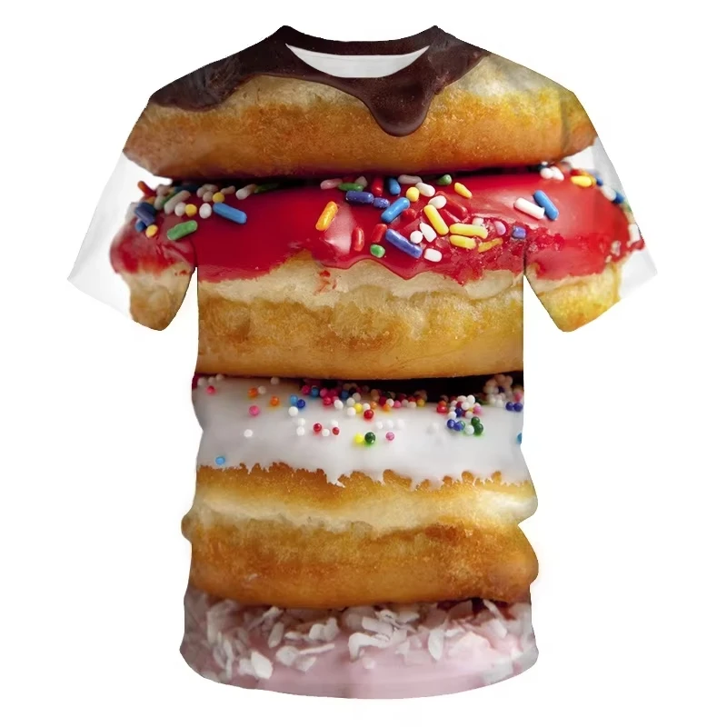 3D Printed Cool Bicycle T Shirt For Men Outdoor Cycling Pattern Tees Summer Loose Round Neck Tops Short Sleeves  Women  T-Shirts