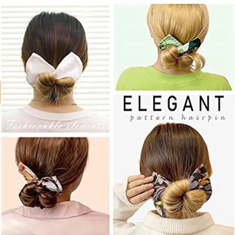 Hair Bun Maker Flexible Deft Bun Donut Twister Hair Band Strong Reusable Bun Flexible Twister Hairpin Hair Accessories Tools