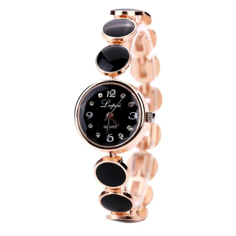 Reloj de pulsera de mujer con diamantes de imitación, correa de acero, reloj de mujer con esfera redonda, reloj femenino, movimiento de cuarzo, reloj femenino, regalo