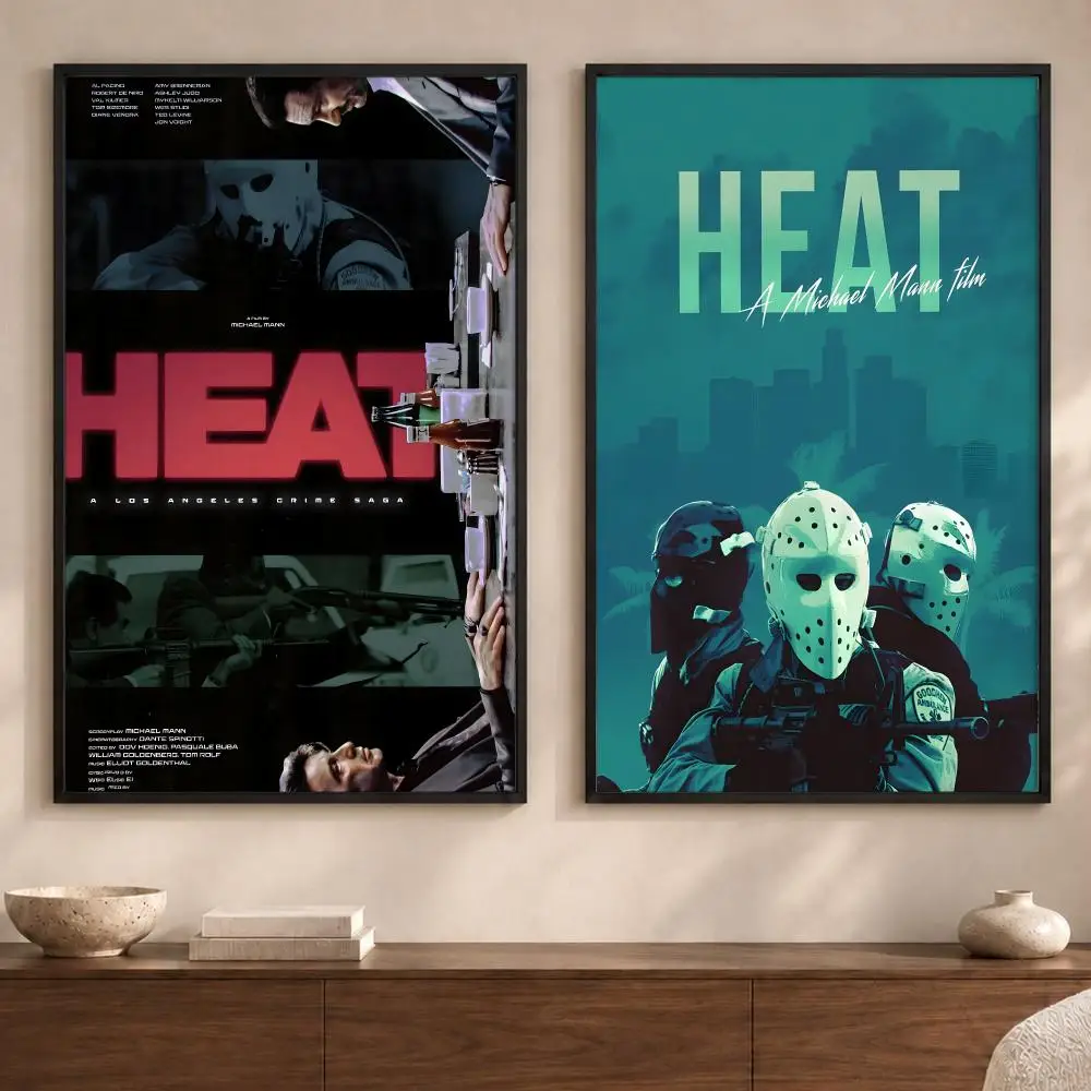 Movie H-HeatS Poster Art  Self-Adhesive No Glue Residue Wall Sticker for Home Office Nursery