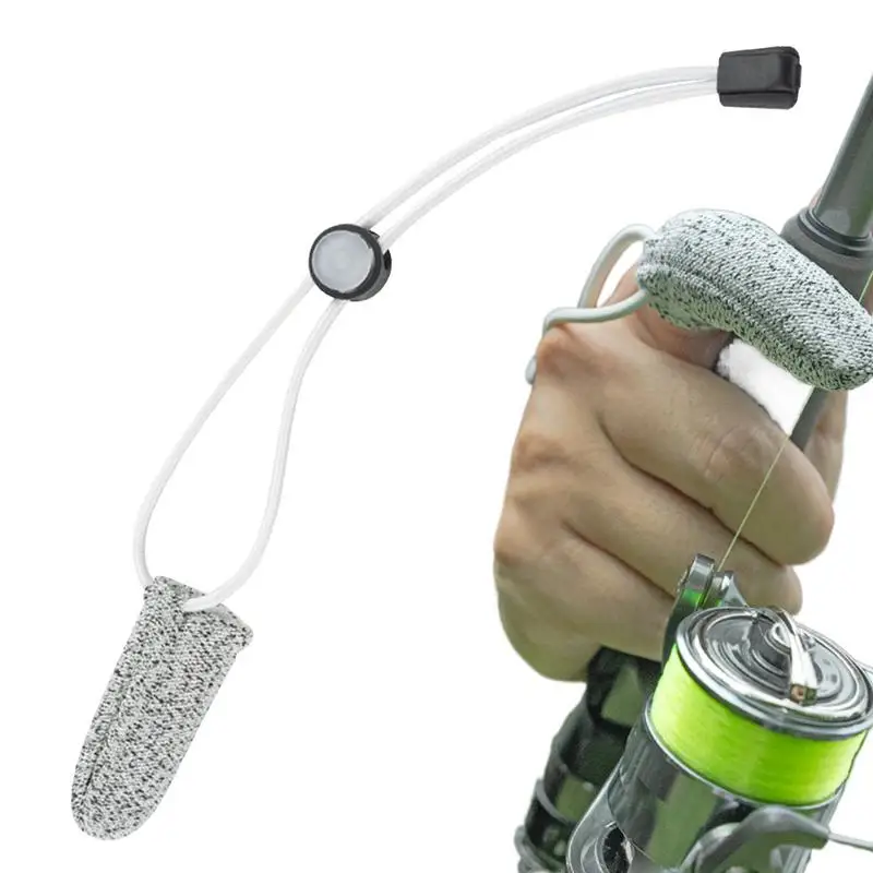 Gants de pêche résistants à l'usure, Anti-coupure, housse de protection à un doigt pour l'extérieur, ligne de contrôle de pêche au lancer lointain ﻿