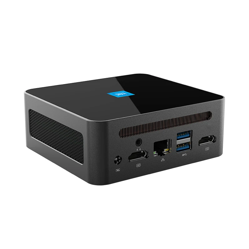 Helor Cloud Home Mini PC with 2 HDMI 4 USB3.2 Inter N100 Support Windows10/11 WiFi6 Bluetooth Firewall Pfense Office Computer