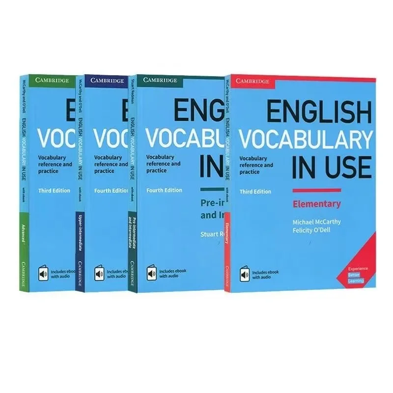 

4BOOK Cambridge English Colorful Vocabulary Usage Series Blue Bible Book Free Audio Send Your Email