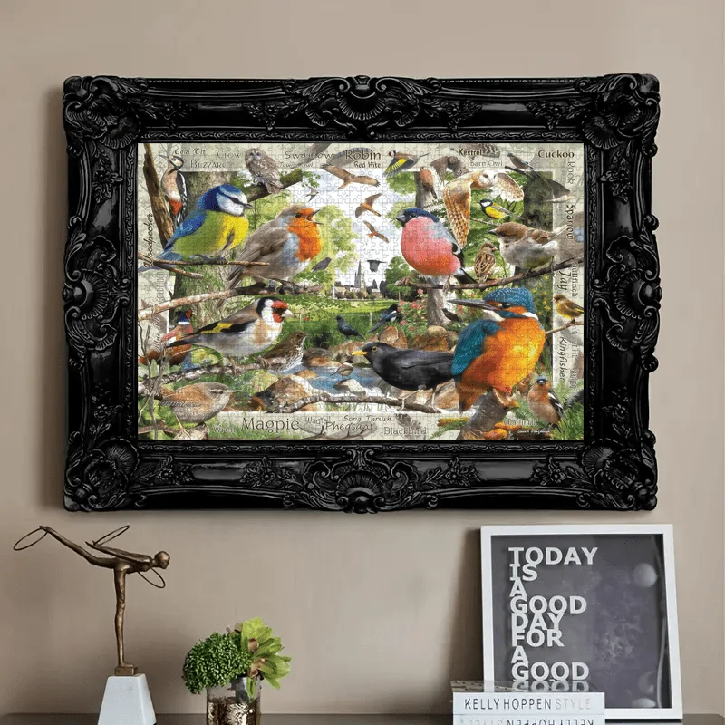 Colorful Garden Birds Collection Jigsaw Puzzle Adult Nature Theme Intellectual Game Home Leisure Educational Puzzle Toy