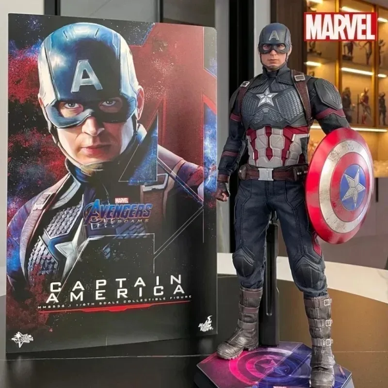 

New edition Original Hot Toys Marvel Avengers Endgame Captain America Steve Rogers 1/6 Anime Model Toy Action Figure Collection