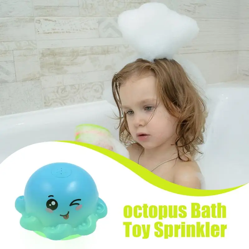 Aspersor De Banho Automático Para Crianças, Pulverizador De Banho De Polvo Light Up, Pulverizador De Água, Piscina, Brinquedo Do Banheiro