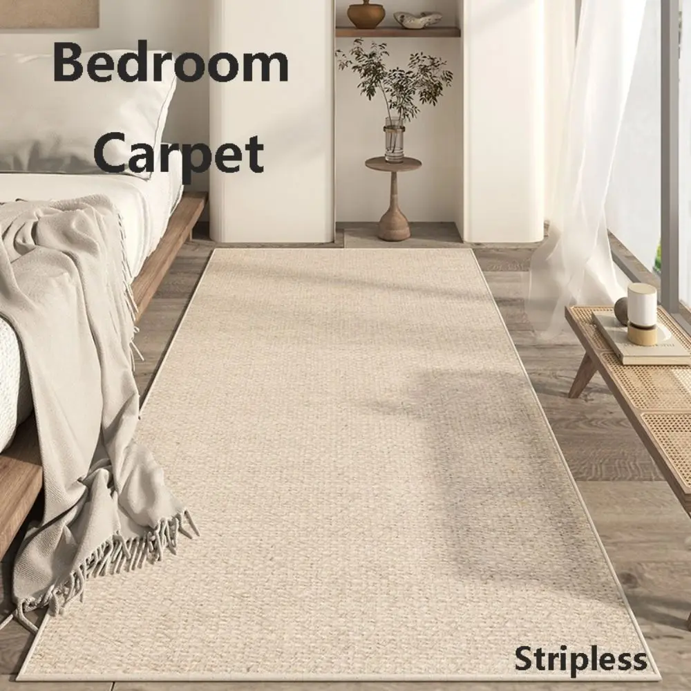 60*180 cm Anti Slip Carpet Washable Crystal Velvet Bedroom Carpet Dirt Resistant Rubber Backed Entrance Carpet Living Room