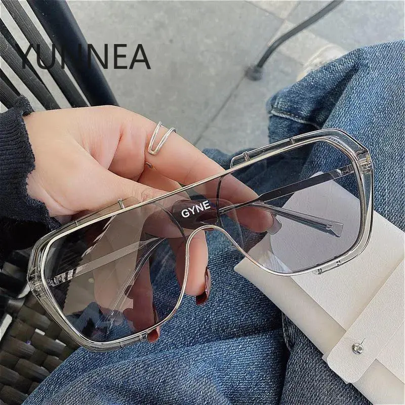 

One-piece Sunglasses, Double-beam Driving Full-frame Mesh Red Sunglasses, Anti-ultraviolet Large-frame Glasses