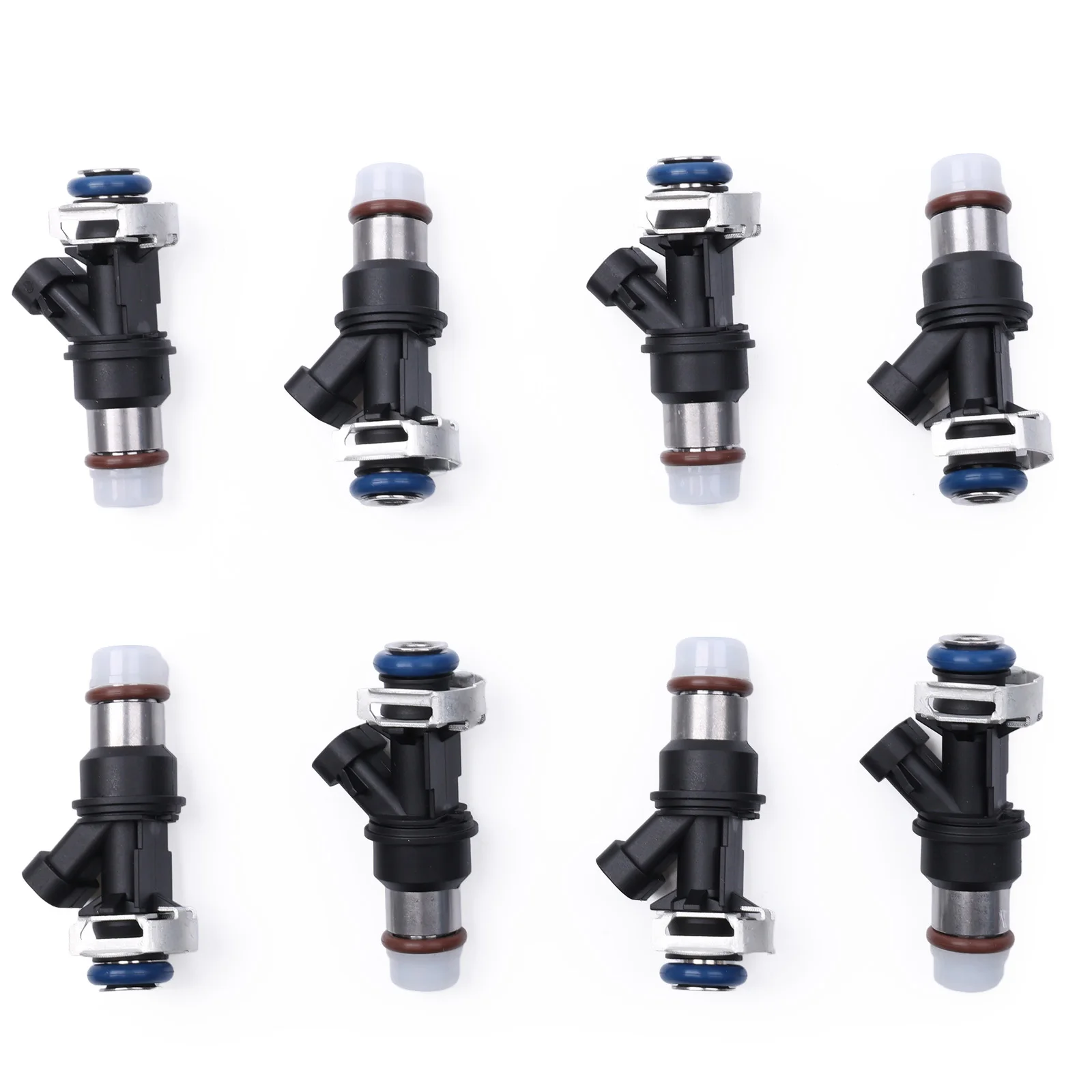 

8PCS Car Fuel Injectors with O-Rings For Chevrolet Silverado 1500 4.8L 5.3L 2000 For GMC Sierra 2500 5.3L 1999-2000 17113553