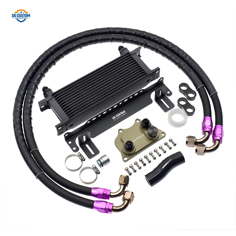 

Oil Cooler Kit for EA888 Gen2 Engine MK5 MK6 Nylon Hose Kit