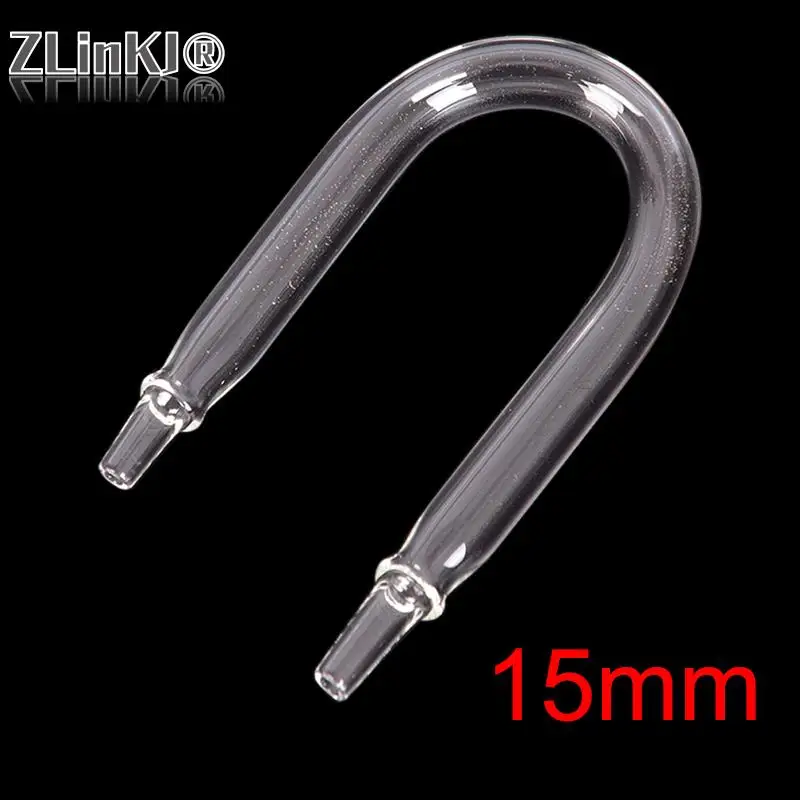 1PCS Durable U Shaped Glass Tube Aquarium CO2 Diffuser Check Valve Fish Tank Tube 3 Sizes 10/15/20MM Wholesale