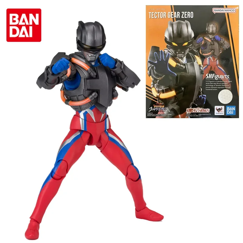 

Фигурки героев аниме Bandai SHF ULTRA GALAXY FIGHT Ultraman Zero, оригинальные игрушки для мальчиков и девочек, детские подарки на день рождения, модель