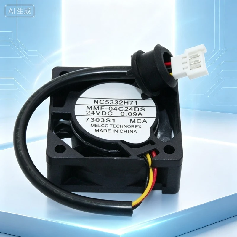 New Original FOR Mitsubishi J3 J4 Driver 4015 Cooling Fan MMF‑04C24DS‑RCB CB0479‑H01 DC24V 3‑Wire