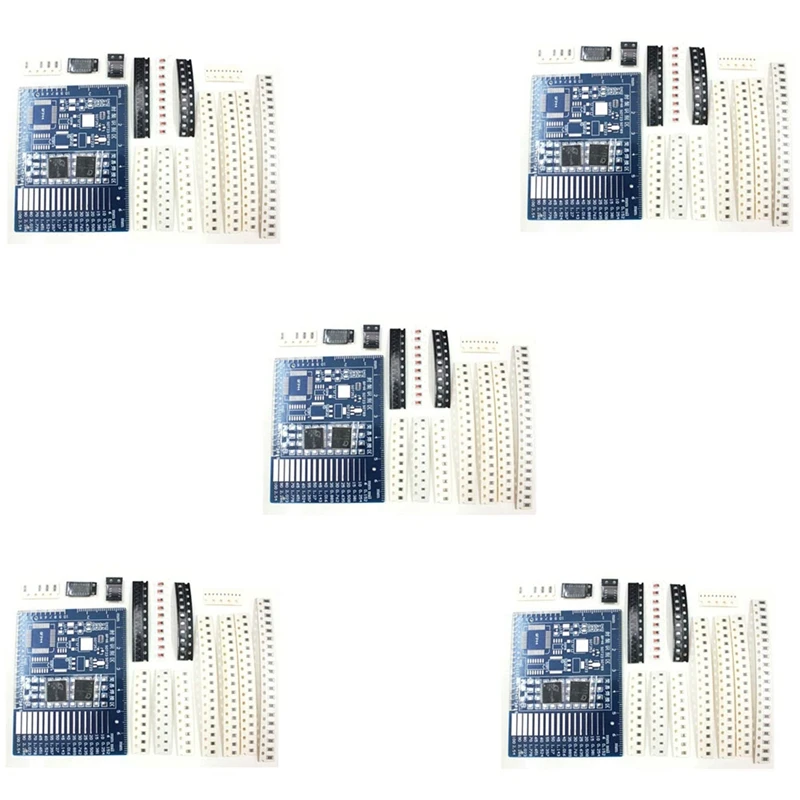 5X Spare Parts Advanced Full-Chip Soldering Practice Board Electronic Components DIY Production Kit