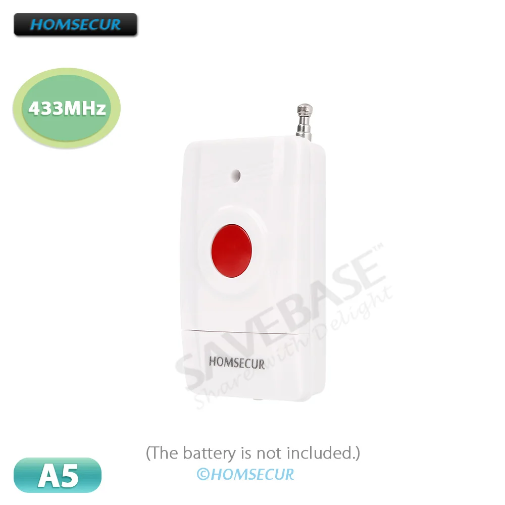 A5 Wireless SOS Emergency Panic Button 433MHz for 4G WIFI GSM Tuya Home Security Alarm