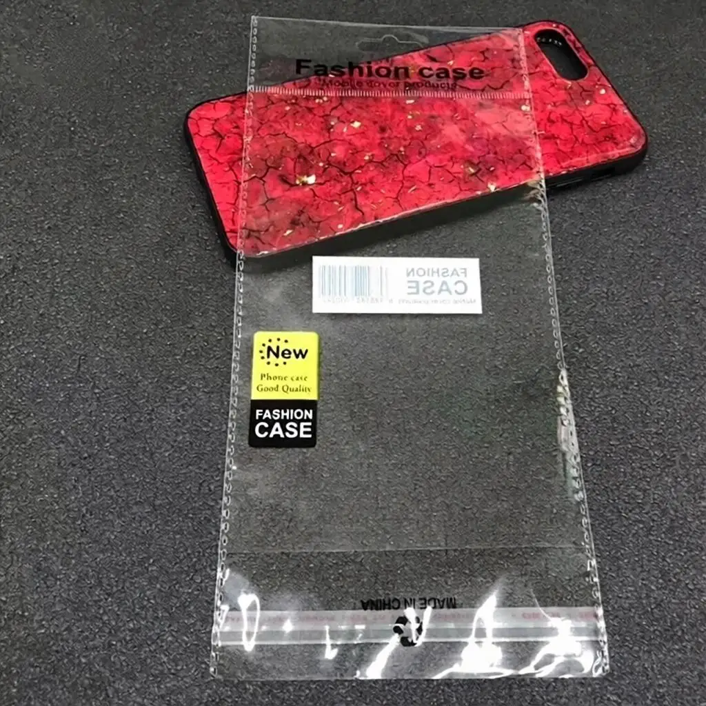 1000pcs 10*17cm Transparent Self Adhesive sealing OPP Plastic packaging bags Resealable poly CASE bag with plane hanging hole