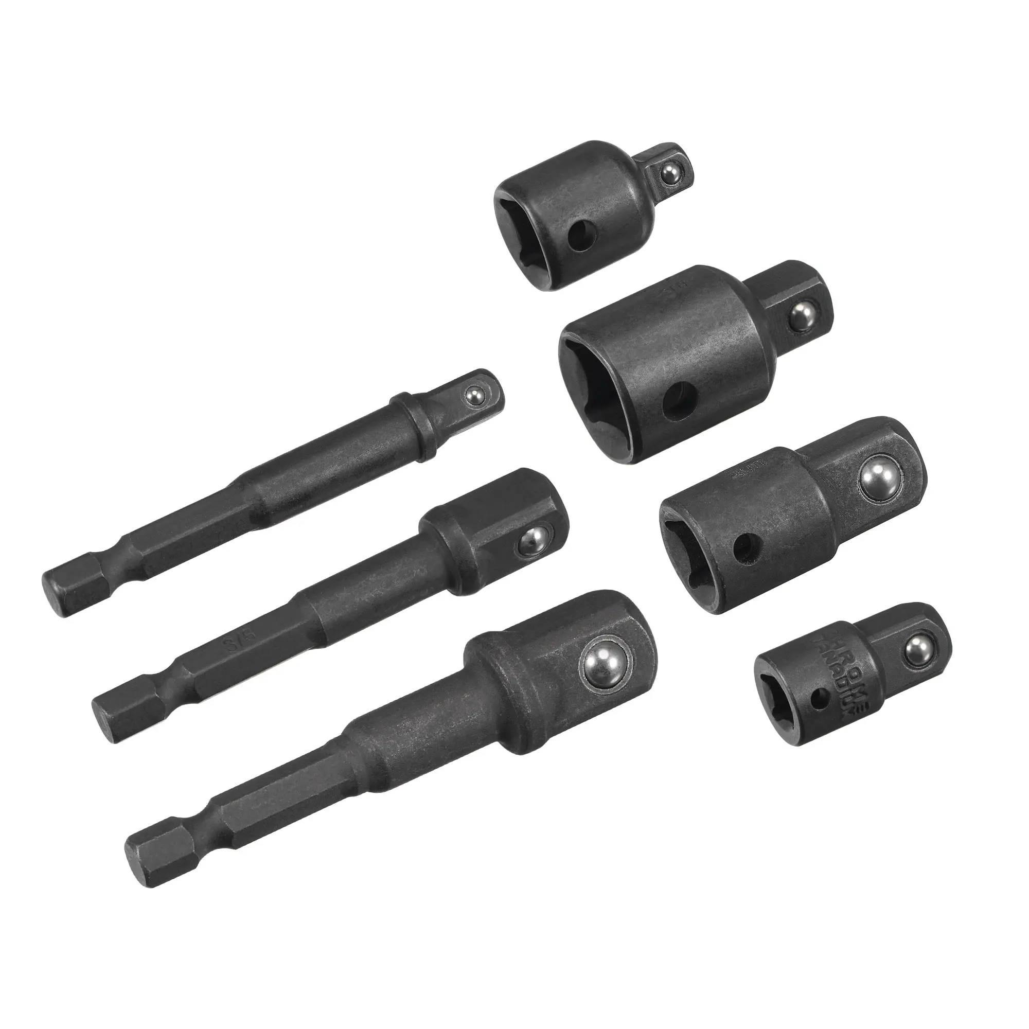 

Uxcell Impact Extension and Socket Adapter Set, 1/4" Hex Shank, CR-V Steel