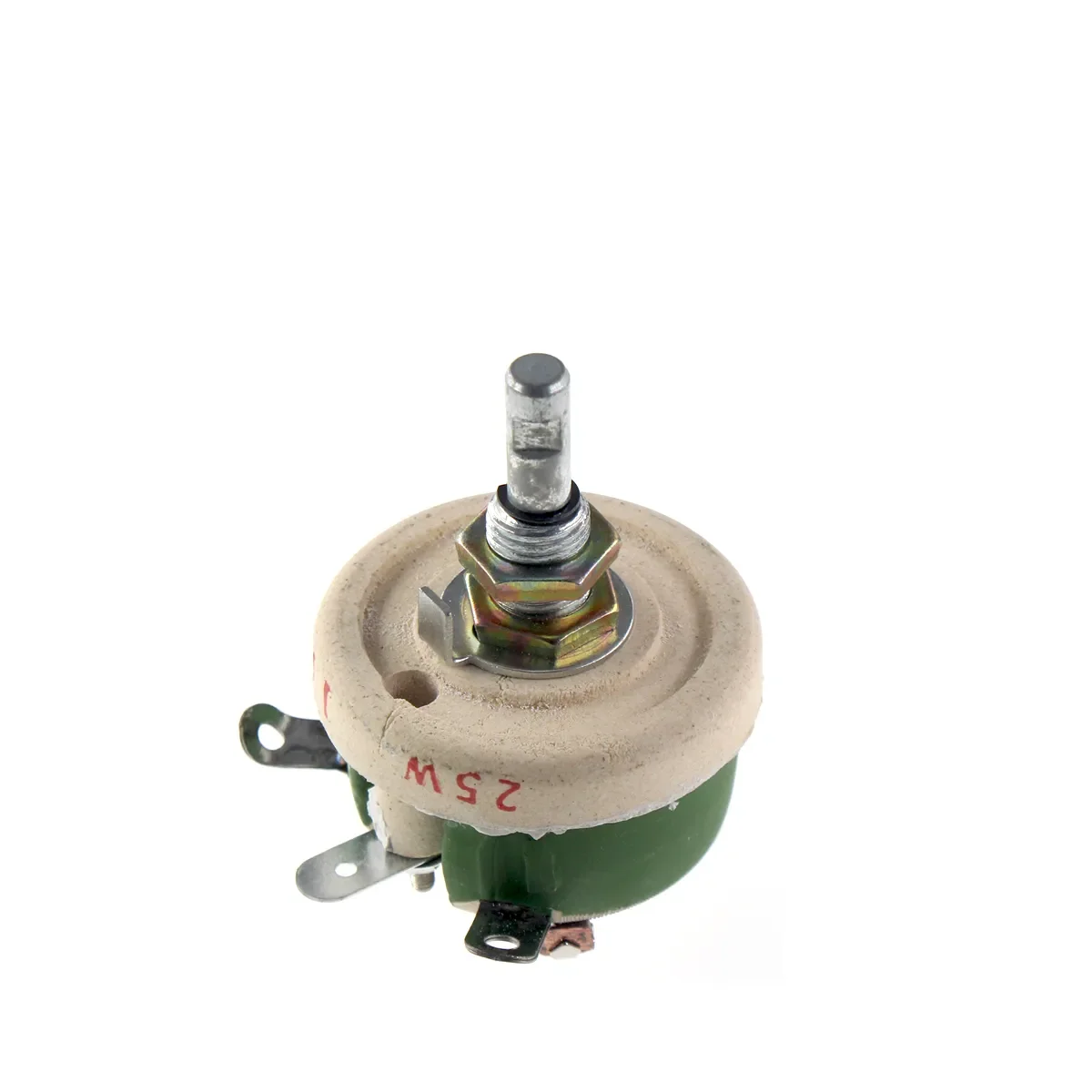 25W BC1 high Power rheostat rotary variable wire wound Disc shape Adjustable resistor Sliding 1R 2R 3R 5R 10R 15R 20R 25R 30R 40