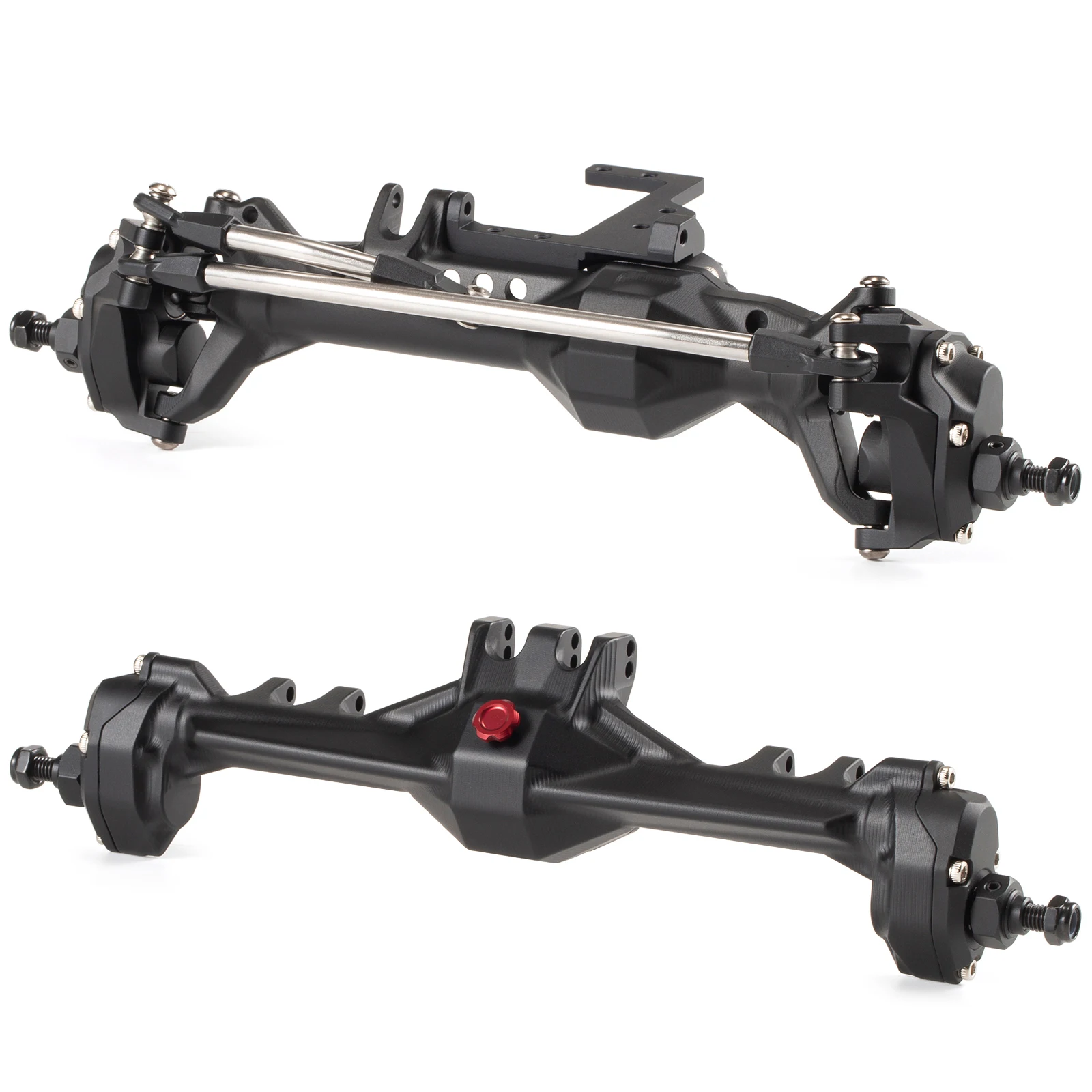 CNC Aluminum F10 Portal Axle Set with BTA Servo Mount for VS4-10 Phoenix VRD LCG Chassis 1/10 RC Rock Crawler Truck