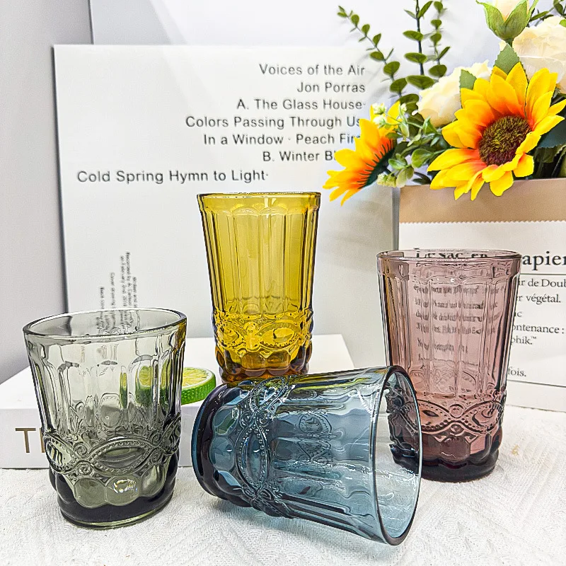 330 ml Water Glass for Juice Beer Tea Milk Wine Drinking Drinkware for Cold Drink Glasses Family and Friends Party