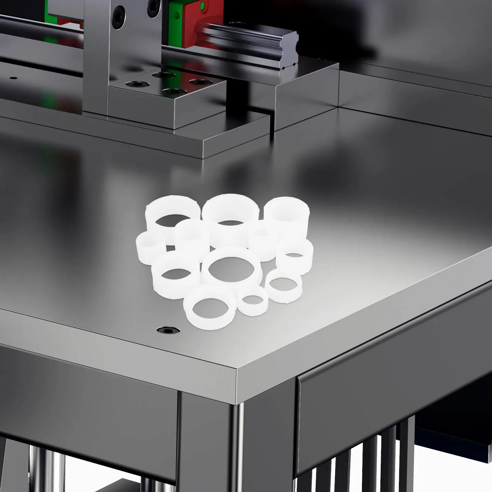 

12Pcs Bench Grinder Reducing Bushings Plastic Adapter Kits for Grinding Wheels 7-20mm Versatile Replacement Accessories