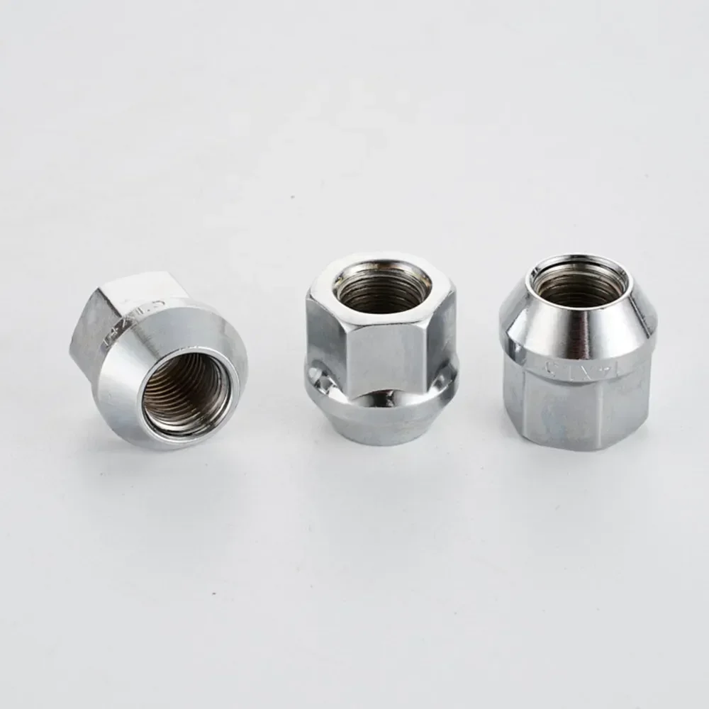 Height 21mm Open End Wheel Nuts 12x1.25, m12x1.5 Wheel Nuts m14x1.5 ,1/2-20 Lug Nuts 9/16 -18 19mm Hex , 20 pcs