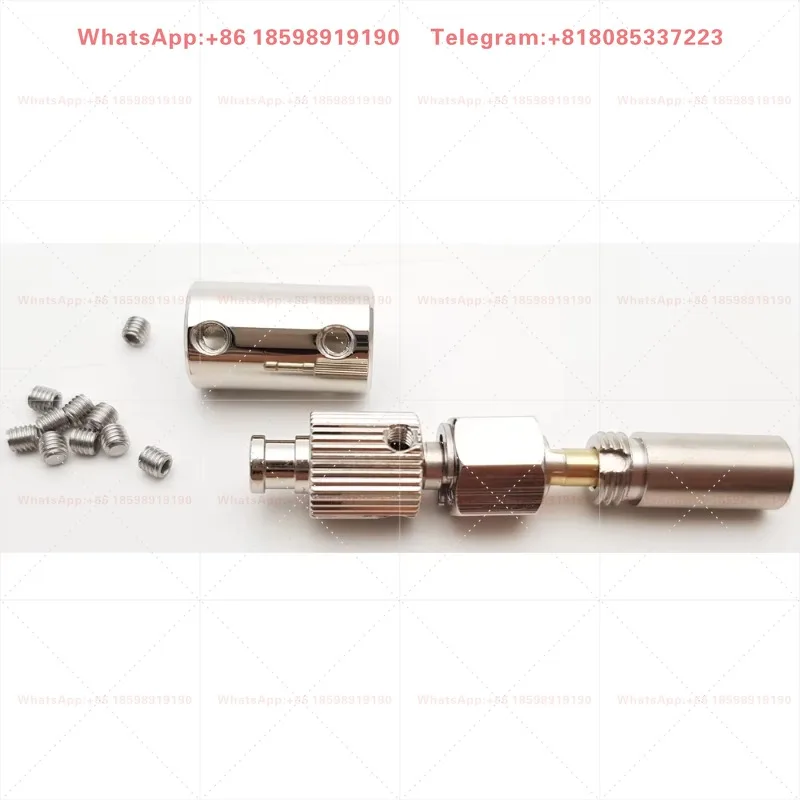 Large Diameter D80 Laser Fiber Optic Connector Sapphire 200um 300um 400um 600um 800um 1000um 1500um 0.9mm for High Energy Cables