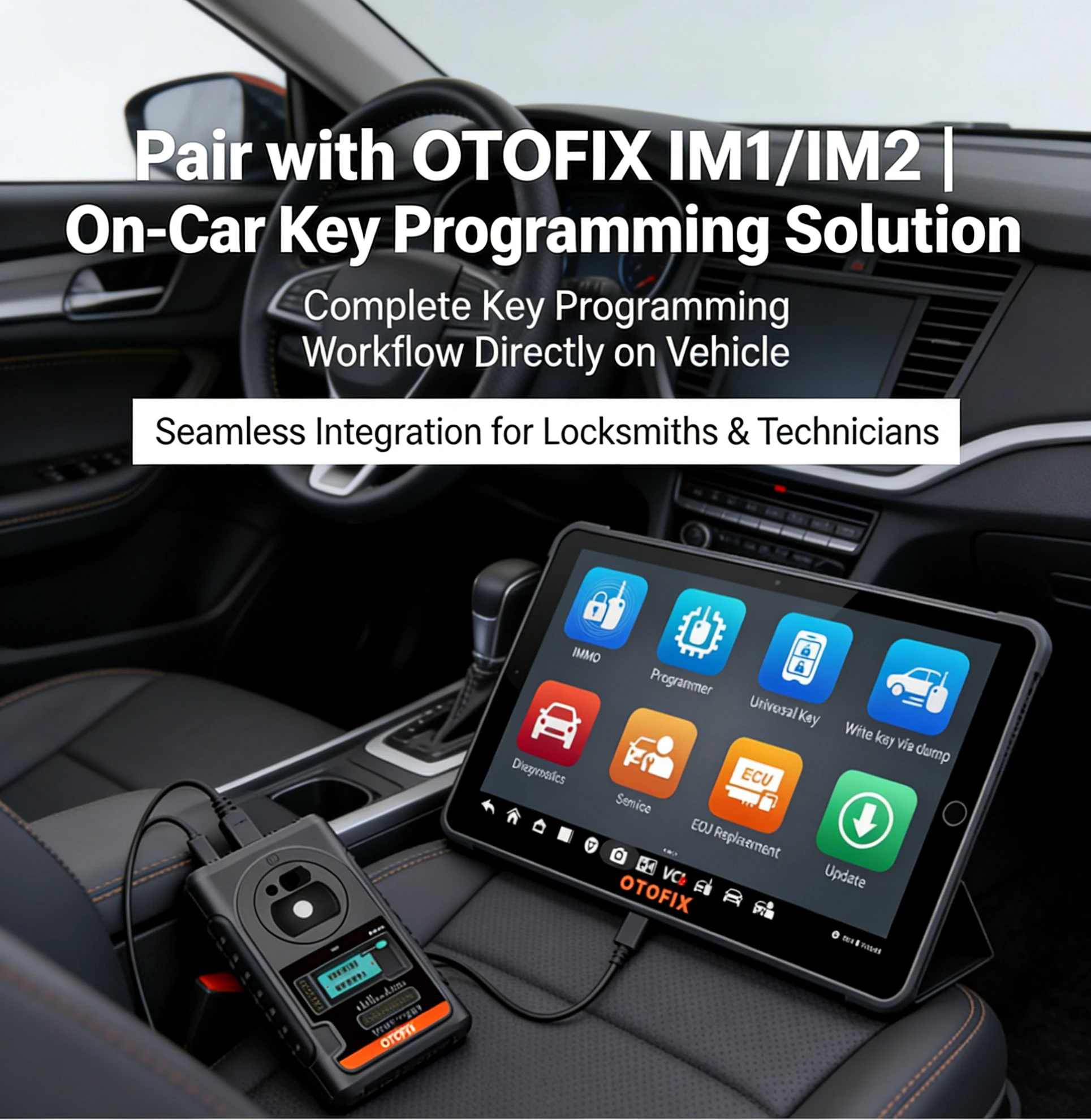 OTOFIX XP1 PRO All in One Auto Key Programming Accessory Tool for OTOFIX IM1 IM2 Upgrade Version of XP1