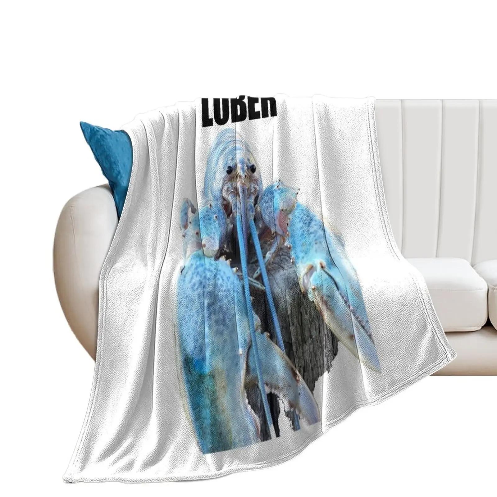 

Lober (Blue lobster meme) Throw Blanket Heavy Thermals For Travel Blankets