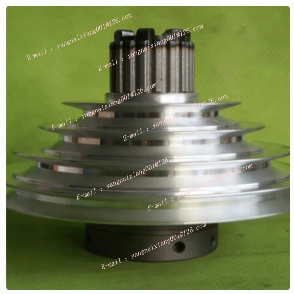 Spindle Clutch Gear Hub Step Pulley Combine Pulley Bearing Sleeve Combined Teeth Assembly Rocker Arm Milling Machine Clutch Part